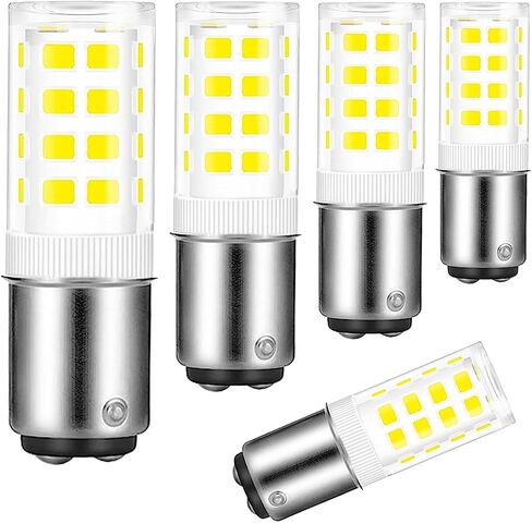 BA15D LED Double Contact Bayonet Base 120 Volts 4W Bulb，Warm 3000k,40W Halogen Replacement Bulb，Dimmable BA15D LED for Sewing Machine Bulbs Pack of 2…… in Saudi Arabia
