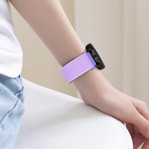 Abanen 18 ملم حزام ساعة مرن مع إغلاق مغناطيسي لـ Garmin Venu 2S / Vivoactive 4S / Vivomove 3S/ Venu 3S، حلقة من النايلون الناعم وخفيف الوزن وحزام معصم قابل للتمدد لـ Forerunner 255s in Saudi Arabia