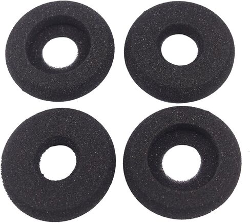 وسائد أذن Bingle بديلة من الإسفنج على شكل كعكة لسماعات Plantronics Supra Plus Encore ومعظم سماعات الهاتف المكتبية ذات الحجم القياسي H251 H251N H261 H261N H351 H351N H361 H361N (4 عبوات) (BEC-DN4) in Kuwait