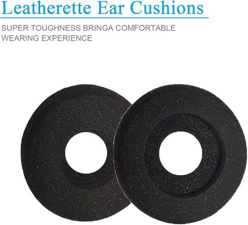 وسائد أذن Bingle بديلة من الإسفنج على شكل كعكة لسماعات Plantronics Supra Plus Encore ومعظم سماعات الهاتف المكتبية ذات الحجم القياسي H251 H251N H261 H261N H351 H351N H361 H361N (4 عبوات) (BEC-DN4) in Kuwait