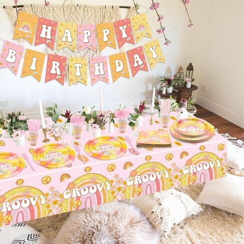 لوازم الحفلات الرائعة، تتضمن لافتة عيد ميلاد بوهو هيبي، ومفرش طاولة رائع، وأطباق، وأكواب، ومناديل لحفلة عيد ميلاد هيبي بوهو رينبو داسي الرجعية، واثنين من ديكورات حفلات عيد الميلاد الرائعة، تكفي 20 شخصًا in Kuwait