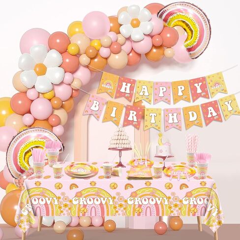 لوازم الحفلات الرائعة، تتضمن لافتة عيد ميلاد بوهو هيبي، ومفرش طاولة رائع، وأطباق، وأكواب، ومناديل لحفلة عيد ميلاد هيبي بوهو رينبو داسي الرجعية، واثنين من ديكورات حفلات عيد الميلاد الرائعة، تكفي 20 شخصًا in Kuwait