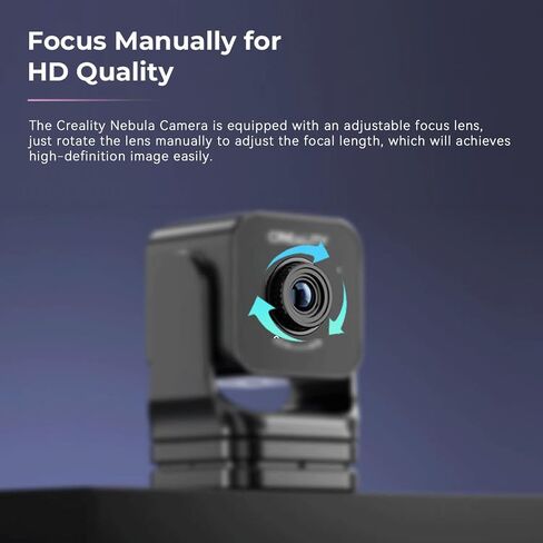 Official Nebula Camera HD USB Camera with Night Vision,24Hours Real-time Monitoring& Spaghetti Detection Compatible with Creality Sonic Pad,Nebula Pad,Ender-3 V3 KE&SE/CR-10 SE/HALOT-MAGE Pro in Saudi Arabia