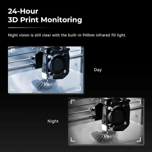 Official Nebula Camera HD USB Camera with Night Vision,24Hours Real-time Monitoring& Spaghetti Detection Compatible with Creality Sonic Pad,Nebula Pad,Ender-3 V3 KE&SE/CR-10 SE/HALOT-MAGE Pro in Saudi Arabia