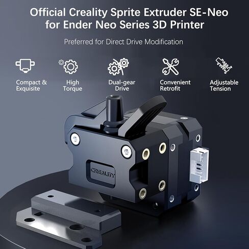 2023 Official Creality Ender 3 Neo Sprite Direct Drive Sprite Extruder Kit، Dual Gear Extruder SE-Neo Creality Ender 3 Neo/Ender 3 V2 Neo/Ender 3 Max Neo/Ender 2 Pro طابعات ثلاثية الأبعاد، للإصدار Neo in Kuwait