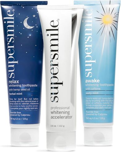 Supersmile Professional Awake Whitening Toothpaste for your Morning Routine - Clinically Proven to Whiten Teeth Up to 6 Shades (Zesty Mint, 4.2 Oz) in Saudi Arabia