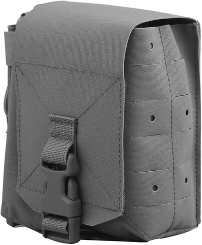 Tactical Multi-Purpose Sub Pouch, Walkie Talkie Carry Radio 5.56 Magazine Holder Tool Utility Bag Hunting Vest Accessories in Kuwait