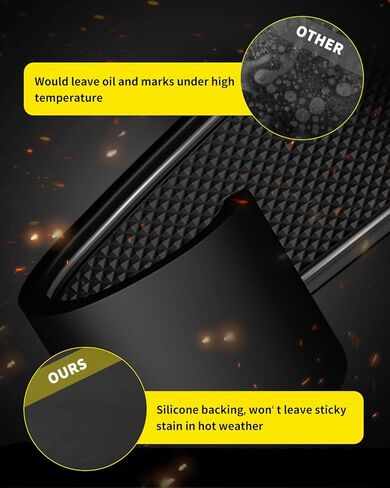 Premium Liner Mat Accessories Compatible with Toyota Tacoma 2023 2022 2021 2020 2019 2018 2017 2016 Custom Fit Cup Holder, Door Pocket and Center Console Inserts (Double Cab, Red Trim, 18-PCS) in Kuwait