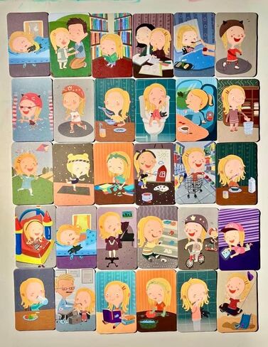 Magnetic Picture Cards For Kids From OKID, Picture Schedule For Daily Routines For Children, Visual Schedule For Preschool Kids And Toddlers, Picture Exchange System Tools, Communication Toys For Boys in Saudi Arabia