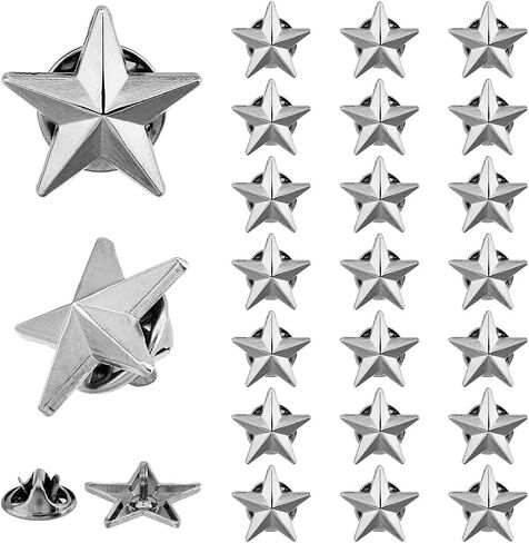 SUPERFINDINGS Alloy Star Badge Lapel Pin Brooches Military Award Pins July Memorial Day Stars for Backpack Clothes in Saudi Arabia