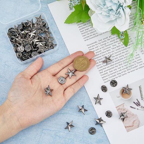 SUPERFINDINGS Alloy Star Badge Lapel Pin Brooches Military Award Pins July Memorial Day Stars for Backpack Clothes in Saudi Arabia