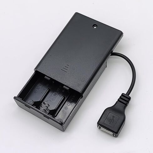 AA Battery Holder, 2 Pack 3 AA Battery Holder with Leads, with Switch, (3x1.5 Volt) 4.5V AA Battery Pack Box Holder (3 AA Battery Holder with Leads) in Saudi Arabia