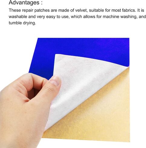 MECCANIXITY Self-Adhesive Velvet Patches Repair Patches Black 58"x8" for Clothing Repair Crafts Repair Kit Backpack Shoe Decoration Pack of 2 in Saudi Arabia