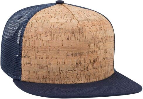 قبعة OTTO Cork Flat Visor SNAP 5 لوحة شبكية خلفية لسائقي الشاحنات in Kuwait