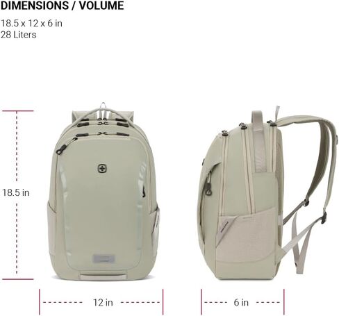 حقيبة ظهر للكمبيوتر المحمول سويس جير شيلد، أسود، 18.5 بوصة × 12.5 بوصة × 7 بوصة in Kuwait