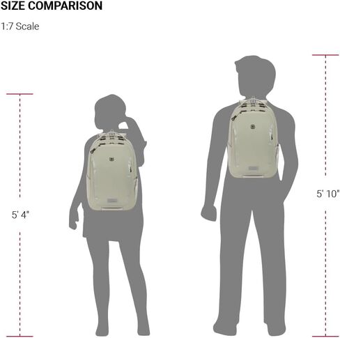 حقيبة ظهر للكمبيوتر المحمول سويس جير شيلد، أسود، 18.5 بوصة × 12.5 بوصة × 7 بوصة in Kuwait