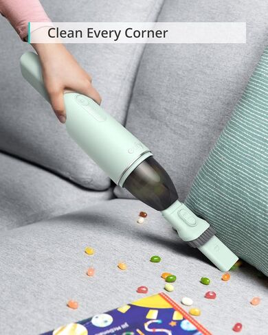 eufy by Anker, HomeVac H11,Cordless Handheld Vacuum Cleaner,Ultra-Lightweight 1.2lbs,5500Pa Suction Power,USB Charging, for Home Cleaning in Saudi Arabia