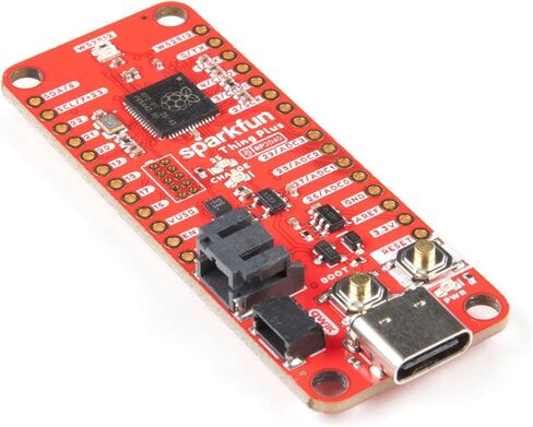 SparkFun Thing Plus - RP2040 - متوافق مع Raspberry Pi - وحدة تحكم دقيقة Arm Cortex M0+ ثنائية النواة - 264 كيلو بايت من ذاكرة SRAM تعمل بسرعة 133 ميجا هرتز - وظيفة مضيف USB - مؤقت مع 4 منبهات - RTC in Saudi Arabia
