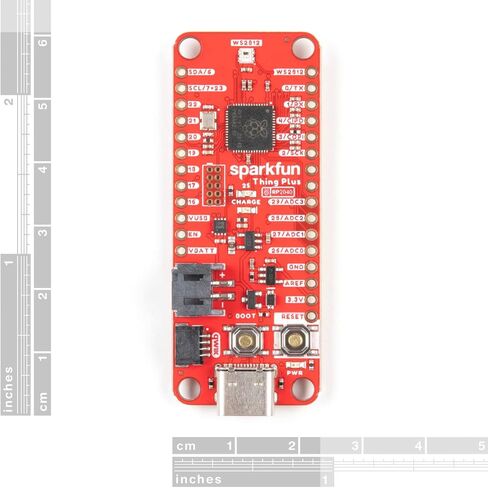 SparkFun Thing Plus - RP2040 - متوافق مع Raspberry Pi - وحدة تحكم دقيقة Arm Cortex M0+ ثنائية النواة - 264 كيلو بايت من ذاكرة SRAM تعمل بسرعة 133 ميجا هرتز - وظيفة مضيف USB - مؤقت مع 4 منبهات - RTC in Saudi Arabia