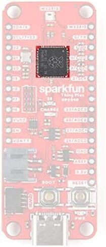 SparkFun Thing Plus - RP2040 - متوافق مع Raspberry Pi - وحدة تحكم دقيقة Arm Cortex M0+ ثنائية النواة - 264 كيلو بايت من ذاكرة SRAM تعمل بسرعة 133 ميجا هرتز - وظيفة مضيف USB - مؤقت مع 4 منبهات - RTC in Saudi Arabia