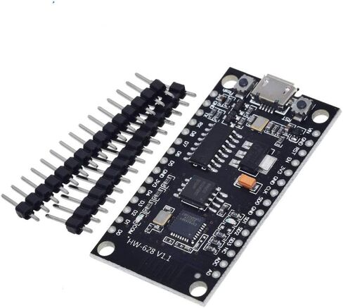 HiLetgo 2pcs CH340G NodeMCU V3 Lua WIFI Module Integration of ESP8266 + extra 32M Memory Flash USB serial CH340G for Arduino in Saudi Arabia