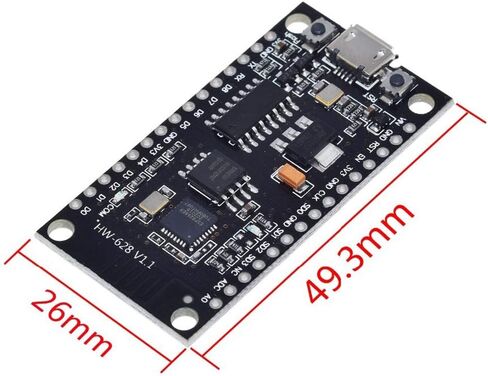 HiLetgo 2pcs CH340G NodeMCU V3 Lua WIFI Module Integration of ESP8266 + extra 32M Memory Flash USB serial CH340G for Arduino in Saudi Arabia