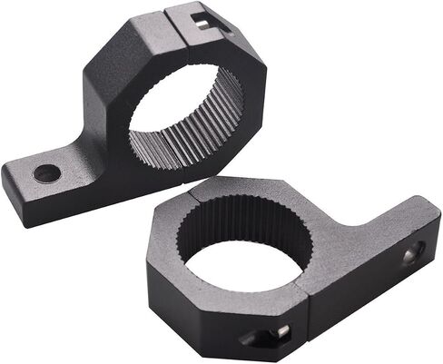 Universal-Fit Tubular Surface Mounting Bracket for 4X4 Vehicle Truck & SUV Auxiliary Offroad Light on 1.0", 1.5" & 2.0" Diameter Tube Bar, Durable Weatherproof Aluminum Alloy Black Finish, 2 PCS Set in Saudi Arabia