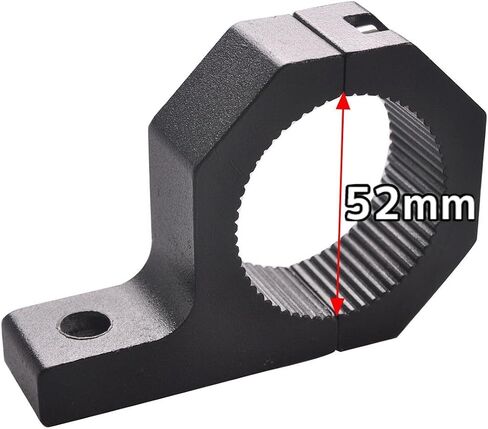 Universal-Fit Tubular Surface Mounting Bracket for 4X4 Vehicle Truck & SUV Auxiliary Offroad Light on 1.0", 1.5" & 2.0" Diameter Tube Bar, Durable Weatherproof Aluminum Alloy Black Finish, 2 PCS Set in Saudi Arabia