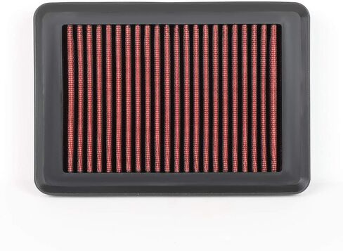 DNA Motoring AFPN-077-RD فلتر هواء نظيف قابل للغسل في اللوحة يعزز أداء المحرك وقوة التسارع [متوافق مع 09-13 Honda Fit 1.5L L4 / Jazz Ge-8] in Saudi Arabia