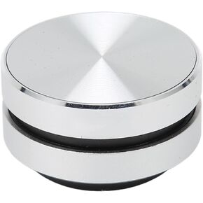 Bluetooth Bone Conduction Speaker, Stereo Magnetic Portable Mini Wireless Speaker, DIY Sound Experience Such as Luggage, Guitars, Wooden Tables (Silver)