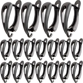20pcs 5 Colors Round French Earring Hooks Hypoallergenic Brass Leverback Ear Wire Hooks with Open Loop for DIY Dangle Earrings Jewelry Making Christmas Party Anniversary Favor