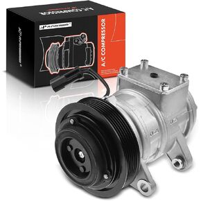 A-Premium A/C Compressor with Clutch Compatible with Jeep Grand Cherokee 4.7L 1999-2004, 10PA17E Style