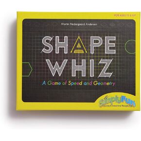 SimplyFun Shape Whiz - A Fun and Educational Math Game Using Geometry and Our Powers of Approximation - for 2 to 4 Players - Ages 10 & Up