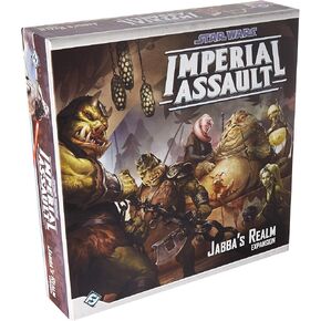 Star Wars Imperial Assault Board Game Jabba's Realm EXPANSION - Epic Sci-Fi Miniatures Strategy Game for Kids and Adults, Ages 14+, 1-5 Players, 1-2 Hour Playtime, Made by Fantasy Flight Games