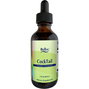 BioPure Cocktail Liposomal Herbal Blend – Potent Formulation of Immune Supportive Tinctures with Phosphatidylcholine to Support Microbial Balance, Effective Lymphatic Circulation & More – 2 fl. oz. in Kuwait