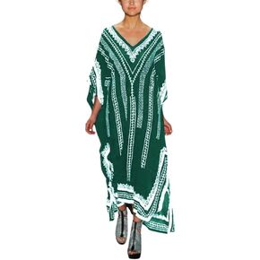 Beach Kaftan Cover up for Women Maxi Long Casual Resort Bathing Suit