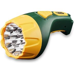 GoGreen GG-113-15RC LED Rechargeable Flashlight, 1 EA, Yellow/Green