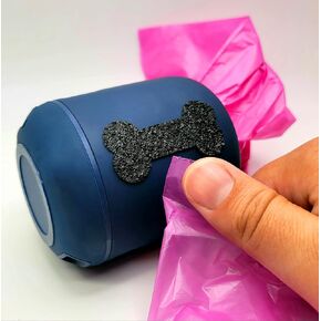 New Doggie Grips – Easy Bag Opener, Dog Poop Bag Grip for Dry Hands and Hard to Open Bags, Sticks to Any Material, Surface Itself Not Sticky (4 Pack)