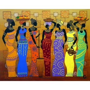 Muyankissu Diamond Art African American Dance Woman Kit for Adults Full Drill Diamond Art Painting by Number Kits Gem Art Wall Home Decor 12x16inch …