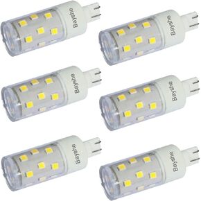 T10 Wedge Base LED Light Bulb 5watt(2700K Warm White) Equivalent to 50W Halogen 12VAC/DC for Camper RV Tailer Outdoor Landscape Patio Path Driveway Malibu Lighting- 6 Pack