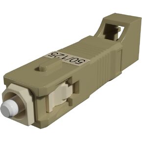 Multimode SC Male to LC Female Fiber Adapter 62.5/125 Type Optical Type Coupler, Hybrid MM, Simplex, High Durability 1000 Times+ Plug-and-Play