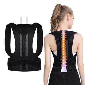 Posture Corrector for Women And Men,for Preventing Hunchback Upper Back Brace, Adjustable Back Straightener for Providing Pain Relief From Neck,Back & Shoulder(XL)