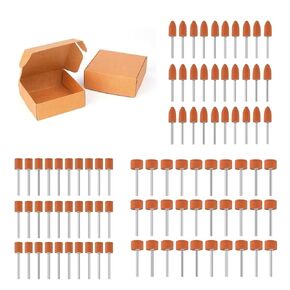 Sanding Bits for Dremel Rotary Tool,Grinding Stone Sanding Drill Bits with 1/8-in Shank, Aluminium Oxide Abrasive Buffing Wheels Tough Enough to Metal Rust Removal,Sharpening(72 Pieces)