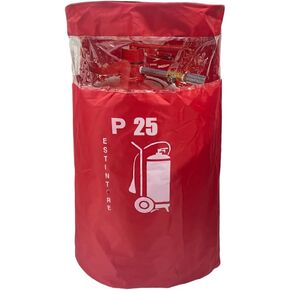 Trolley Fire Extinguisher Cover - Heavy Duty Wheeled Fire Safety Protective Sleeve from scuffs & scratches Accessories, 1 Pcs (Fit 55lb)