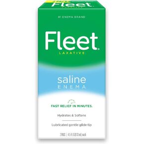Fleet Liquid Glycerin Suppositories for Adult Constipation, 4 Count (Pack of 2)