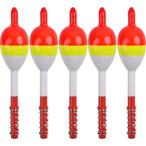 Slip Bobbers for Crappie Fishing Floats and Bobbers Wood Slip Floats Stick Bobbers for Crappie Panfish Walleyes Trout Bass Fishing,5/10pcs