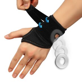 FITTOO Wrist Brace for TFCC Tears, Real Copper Infused TFCC Wrist Brace with Ring Pad for TFCC Tears, Ulnar Sided Wrist Pain, DRUJ Instability, Universal Size for Men & Women Right-M