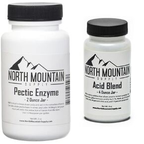 North Mountain Supply Pectic Enzyme - 2 Ounce Jar & WT-2oz Wine Tannin - 2 Ounce Jar