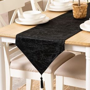 Table Runner 14x48 inch Decorative Kitchen Runner Wedding Indoor and Outdoor Table Runner Modern Table Runner (Brown, 14 x 48)