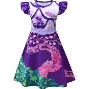 Girls Princess Costume Birthday Party Dress Halloween Cosplay Outfits